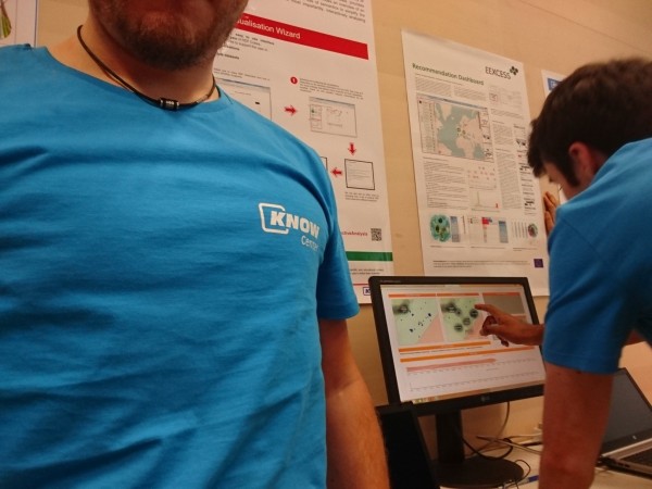 Know-Center Demo at Open Lab Day - Photo by Peter Hasitschka, https://twitter.com/PHasitschka